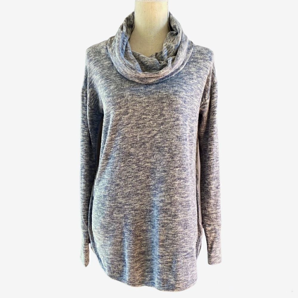 Tahari Cowl Neck Swearer Walking Tunic Top S